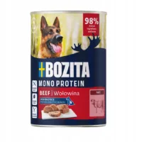 BOZITA Mono Protein Beef 400 G Karma Dla Psa Z Postbiotykami Puszka Wołowina