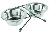 TRIXIE STOJAK Z MISKAMI 2X1,8L 24833