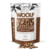 WOOLF Rabbit And Cod Triangle 100g przysmak dla psa