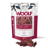 WOOLF Soft Stripes Of Duck 100g przysmak dla psa