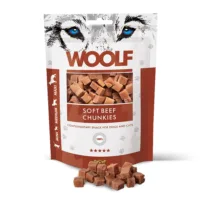 WOOLF Soft Beef Chunkies 100g przysmak dla psa