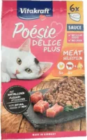 Vitakraft Poesie Delice Plus Multipack Kurczak+Wołowina 6X85g