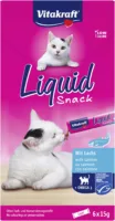 Vitakraft Cat Liquid Snack Łosoś I Omega3 6X15g
