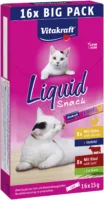 Vitakraft Liquid Wielopak Płynnych Przekąsek 16X15g