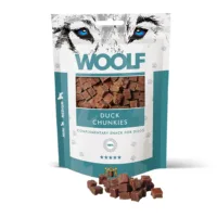 WOOLF Duck Chunkies 100g przysmak dla psa