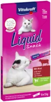 Vitakraft Liquid Snack Przysmak Dla Kotów Kurczak Z Tauryną 6X15g
