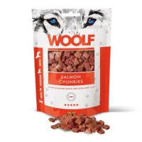 WOOLF Salmon Chunkies 100g przysmak dla psa