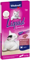Przysmaki Dla Kota Vitakraft Liquid Snack Kremowa Przekąska Wątróbka 6X15g