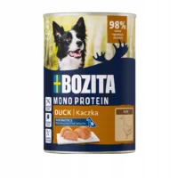 BOZITA Mono Protein Duck 400 G Karma Dla Psa Z Postbiotykiem Puszka Kaczka