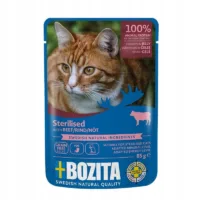 BOZITA Saszetka Sterilised Wołowina W Galarecie 85g