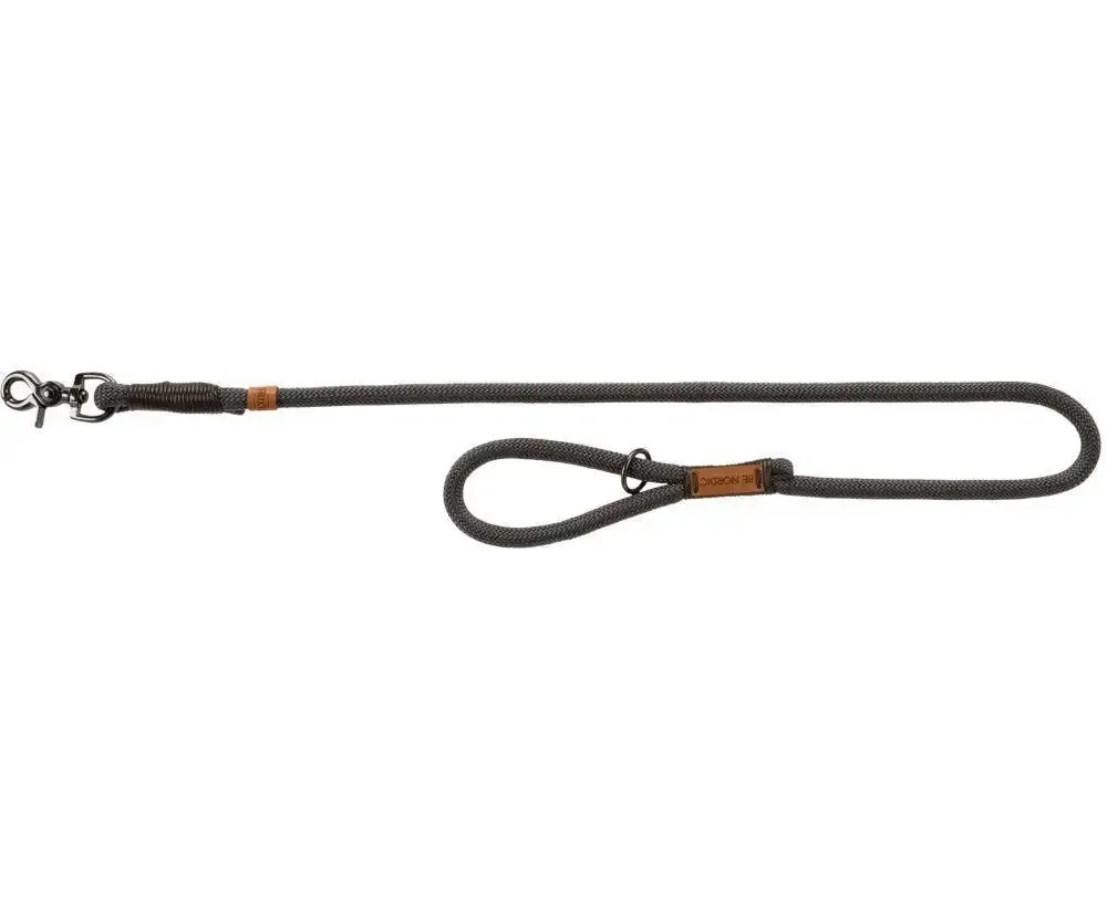 TRIXIE - Smycz BE NORDIC S-M 1m/8mm ciemnoszara
