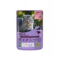 BOZITA Mokra Karma Dla Kota Senior Saszetka Wołowina W Sosie 85g