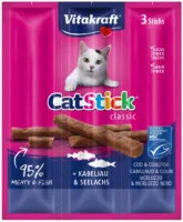 Vitakraft Przysmak Dla Kota Cat-Stick Mini 3szt. Dorsz Czarniak