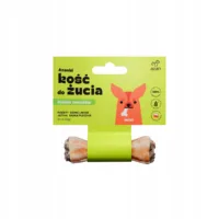 Azanki Kość do żucia Mini z insektami, Siemieniem Lnianym, jeżyną i Babką płesznik - 10 cm